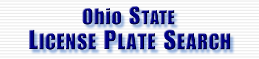 license plate search ohio