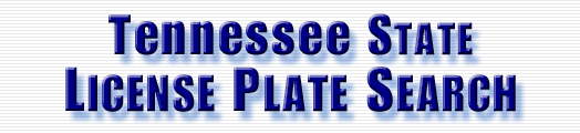 license plate lookup tennessee